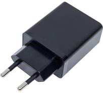 Сетевое зарядное устройство VENTION на 3 порта USB 2.4A, черный, 1 шт. FEAB0-EU