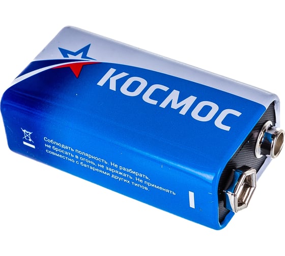 Батарейка Крона S 6F22 КОСМОС KOC6F221BL