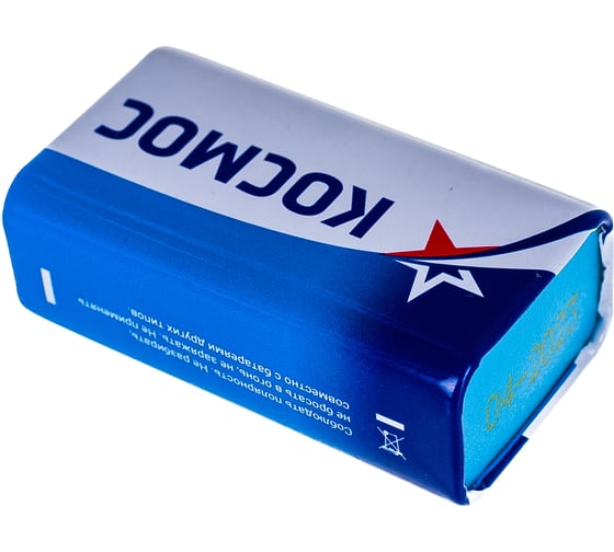 Батарейка Крона S 6F22 КОСМОС KOC6F221BL