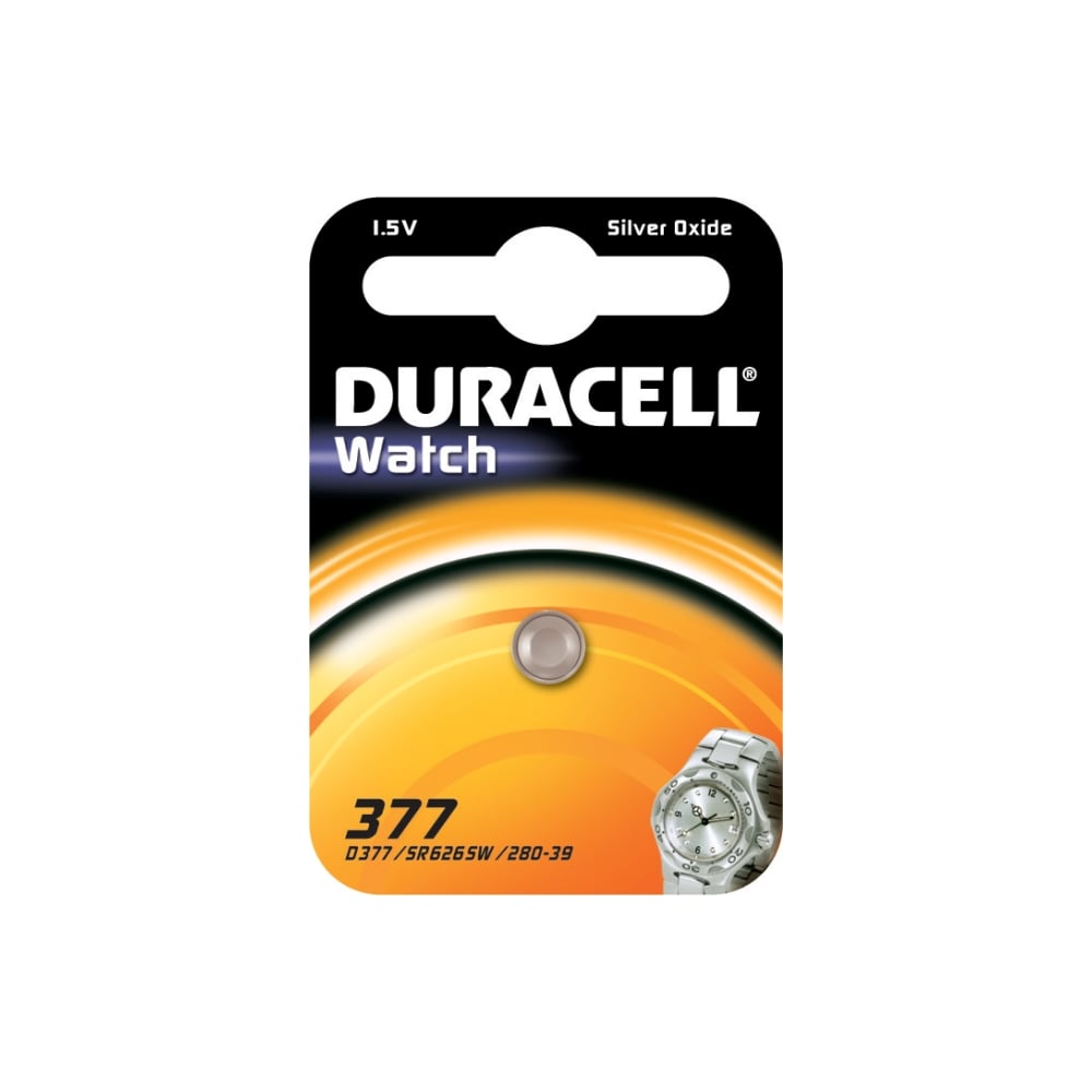 Батарейка для часов 1.5В 377 BP-1 1шт Duracell 252339 - выгодная цена ...