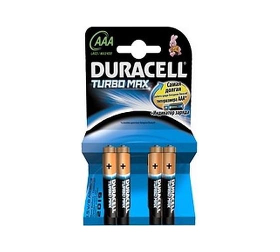 Батарейка LR MX 2400/LR03 TURBO MAX BP-4 4шт Duracell 116922