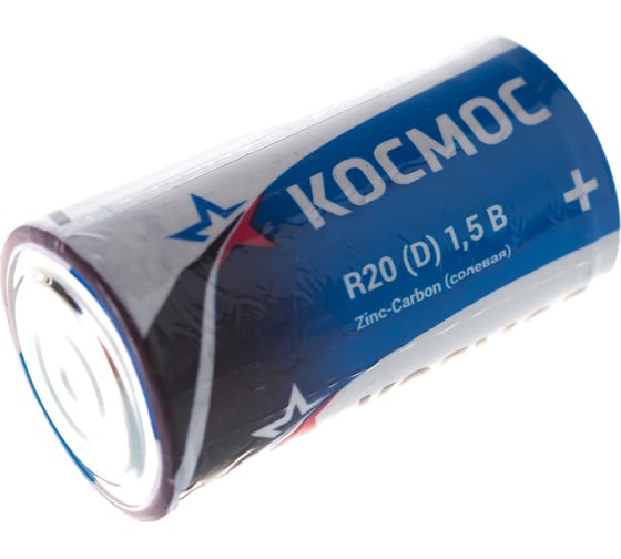 Батарейка S R20S 2шт КОСМОС KOCR20