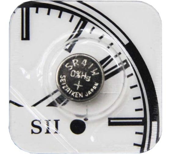 Батарейка SEIZAIKEN 392 (SR41W) Silver Oxide 1.55V 27400392
