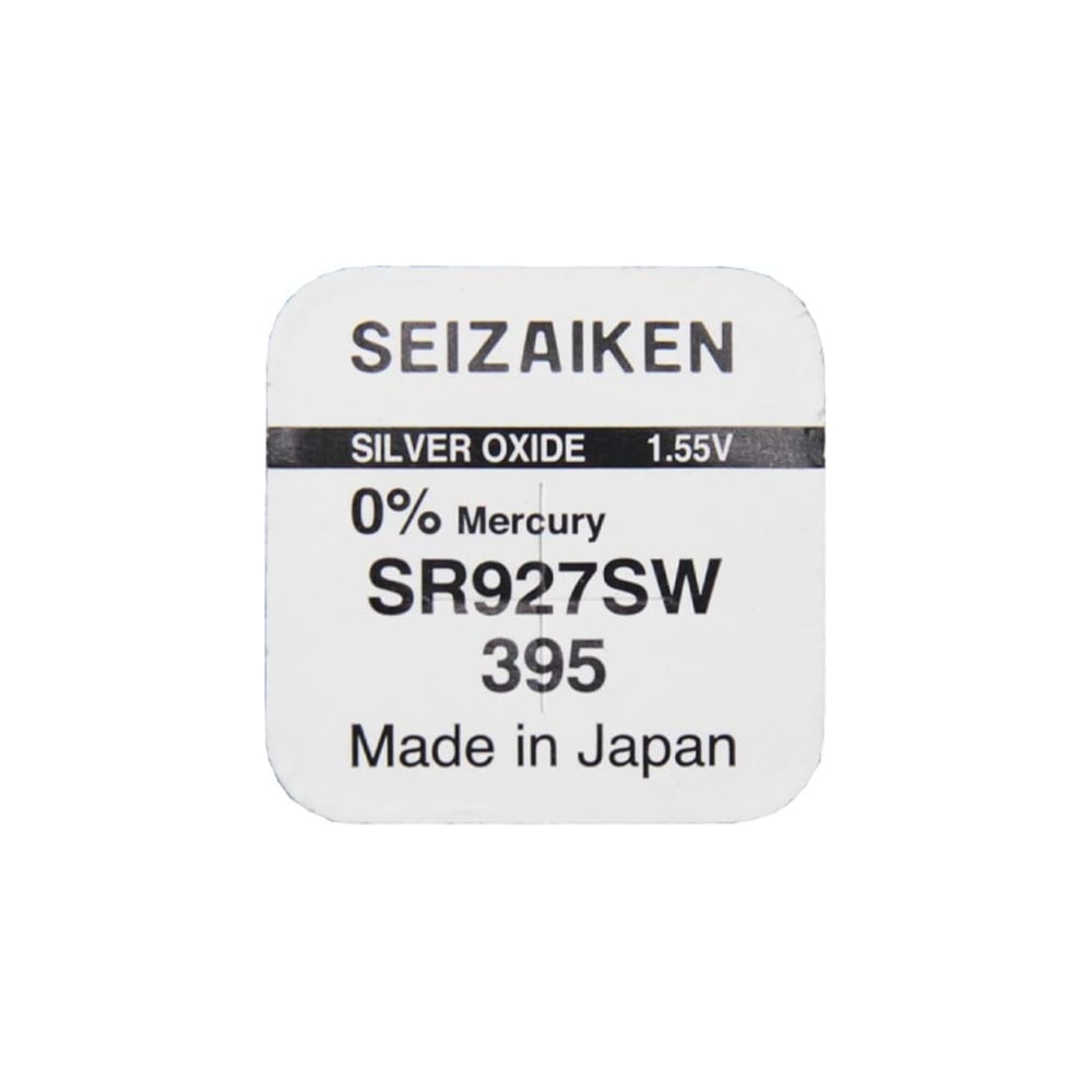 Батарейка SEIZAIKEN 395 (SR927SW) Silver Oxide 1.55V 27400395 ...