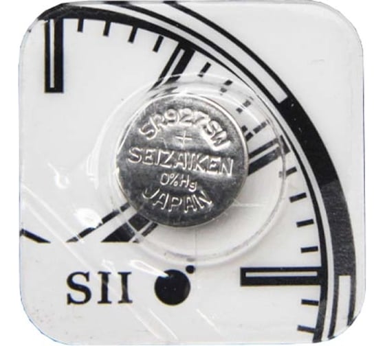 Батарейка SEIZAIKEN 395 (SR927SW) Silver Oxide 1.55V 27400395
