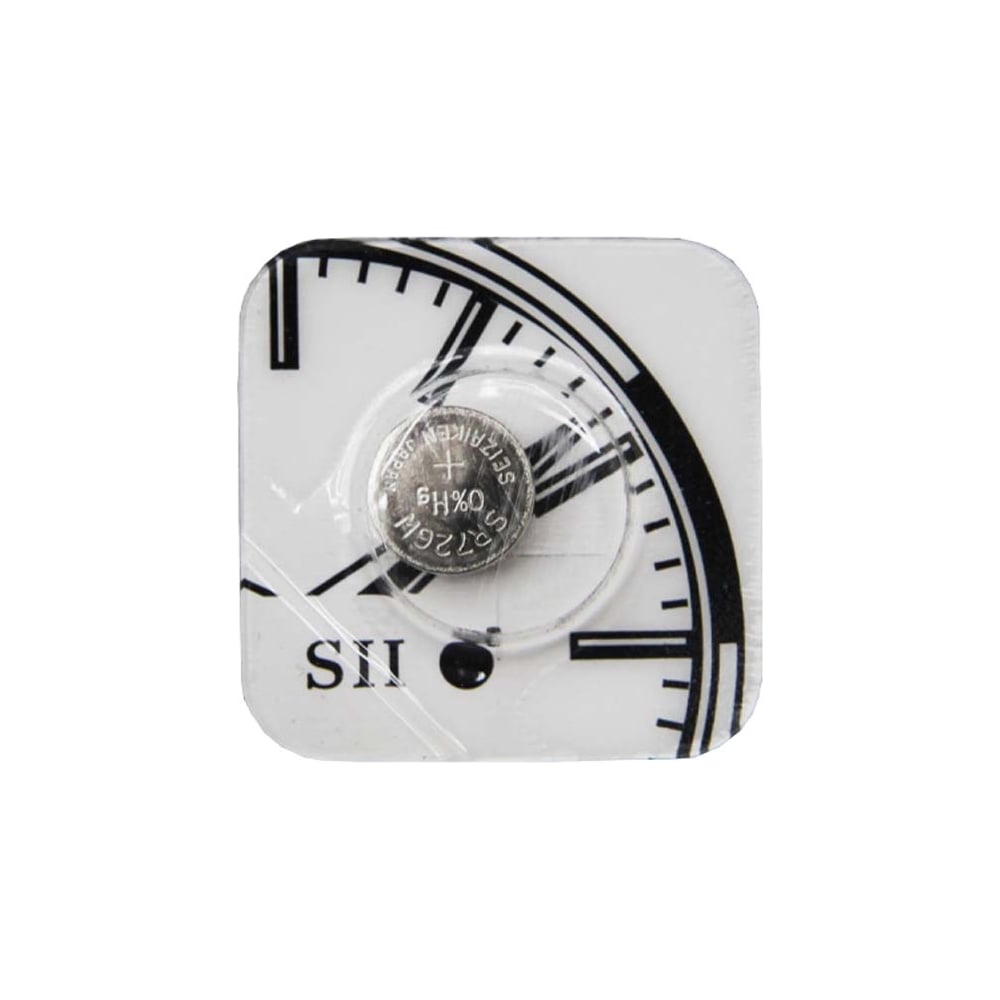 Батарейка SEIZAIKEN 396 (SR726W) Silver Oxide 1.55V 27400396 - выгодная ...