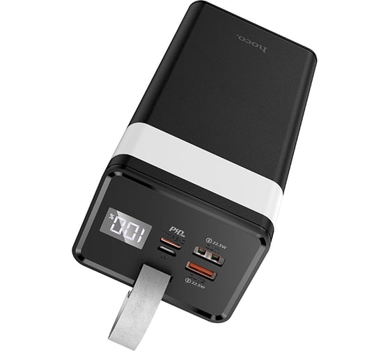 Портативный аккумулятор Hoco J86, 40000mAh, 3A, черный, 6931474759214