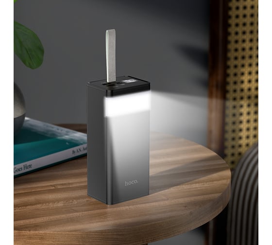 Портативный аккумулятор Hoco J86, 40000mAh, 3A, черный, 6931474759214
