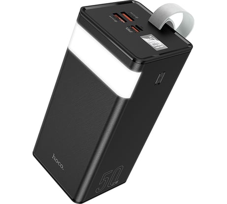 Портативный аккумулятор Hoco J86A, 50000mAh, 3A, черный, 6931474759238