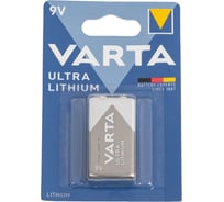 Батарейка Varta ULTRA Крона 6FR22 BL1 Lithium 9V (6122) 06122301401