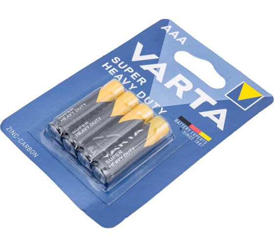 Батарейка Varta SUPERLIFE R03 AAA BL4 Heavy Duty 1.5V (2003) 02003101414