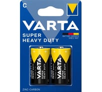 Батарейка Varta SUPERLIFE R14 C BL2 Heavy Duty 1.5V (2014) 02014101412 25775313