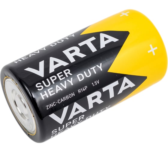 Батарейка Varta SUPERLIFE R14 C BL2 Heavy Duty 1.5V (2014) 02014101412