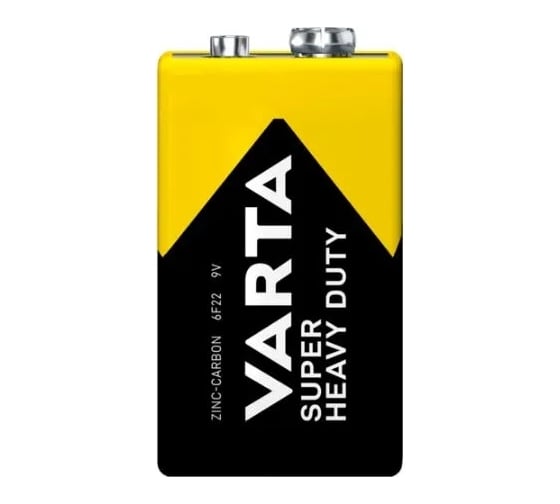 Батарейка Varta SUPERLIFE Крона 6F22 BL1 Heavy Duty 9V (2022) 02022101411