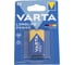 Батарейка Varta LONGLIFE POWER (HIGH ENERGY) Крона 6LR61 BL1 Alkaline 9V 04922121411 1