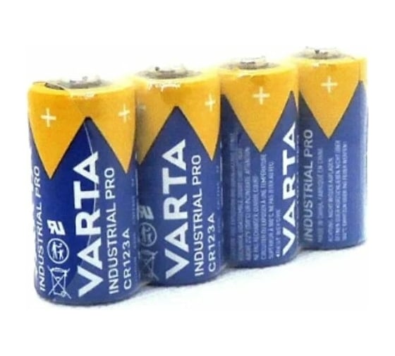 Батарейка Varta INDUSTRIAL PRO CR123A Shrink 4 Lithium 3V 06205101511