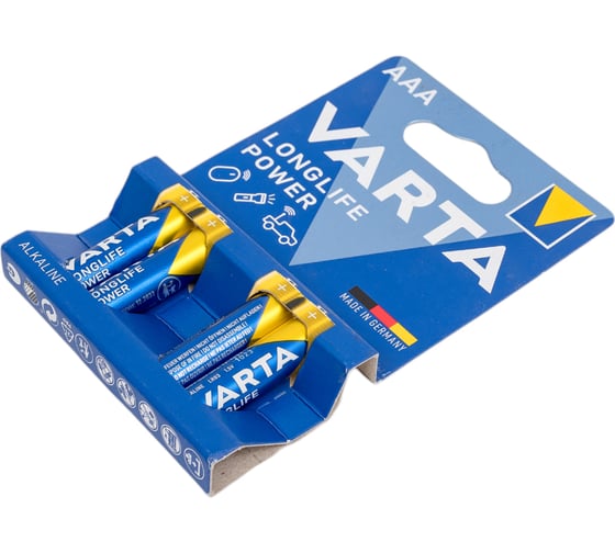 Батарейка Varta LONGLIFE POWER (HIGH ENERGY) LR03 AAA BL4 Alkaline 1.5V 04903121414