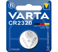 Батарейка Varta ELECTRONICS CR2320 BL1 Lithium 3V (6320) 06320101401