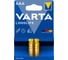 Батарейка Varta LONGLIFE LR03 AAA BL2 Alkaline 1.5V (4103) 4103101412 RPL00768 1