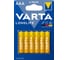 Батарейка Varta LONGLIFE LR03 AAA BL6 Alkaline 1.5V (4103) 04103101416 1