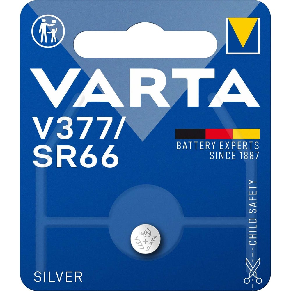 Батарейка Varta 377 (SR626SW) BL1 Silver Oxide 1.55V 00377101111 ...