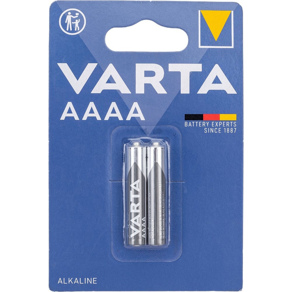 Батарейка Varta AAAA/25A/LR61/LR8D425 BL2 Alkaline 1.5V (04061 ...
