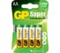 Батарейка пальчиковая Super Alkaline LR6 4шт GP 15A-BC4/15A-CR4/15A-2CR4 1