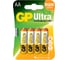 Пальчиковая батарейка Ultra Alkaline LR6 4шт GP 15AUGL-2CR4 1