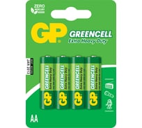 Батарейки GP АА Greencell, набор 4 шт. 15G-2CR4 15497451
