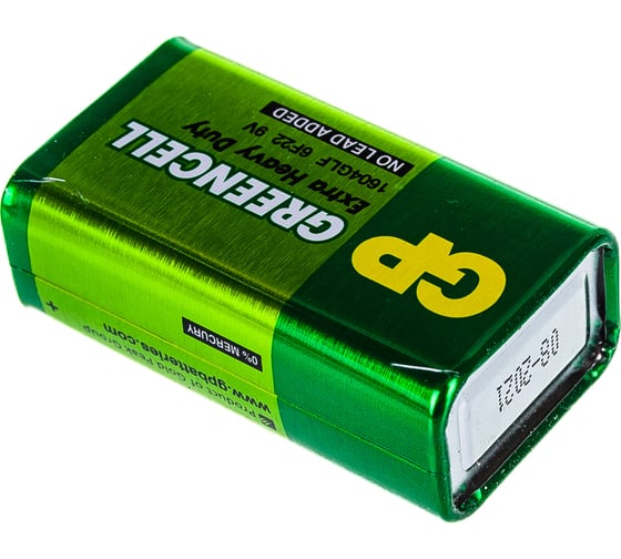 Батарейка Крона Greencell 6F22 1шт GP 1604G-BC1/1604G-CR1