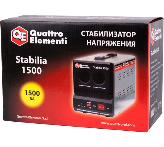 Стабилизатор напряжения QUATTRO ELEMENTI Stabilia 1500 772-050