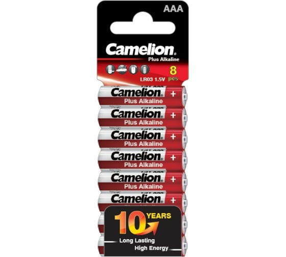 Батарейка Camelion Plus Alkaline SP8 LR03 (LR03-SP8, 1.5В) 14861 1