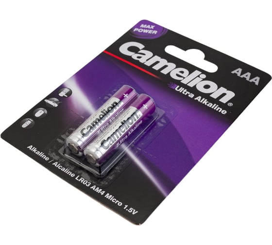 Батарейка Camelion Ultra BL-2 LR03 (LR03-BP2UT, 1,5В) 14983