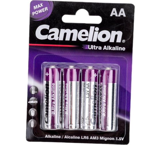Батарейка Camelion Ultra BL-4 LR6 (LR6-BP4UT, 1.5В) 14984