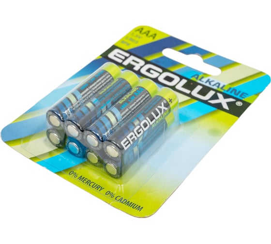 Батарейка Ergolux Alkaline BL8 LR03 (LR03 BP8, 1.5В) 14814