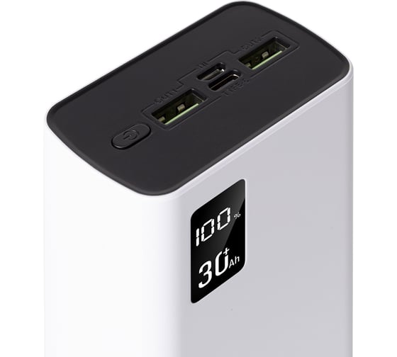 Внешний аккумулятор Accesstyle Bison 30PQD White