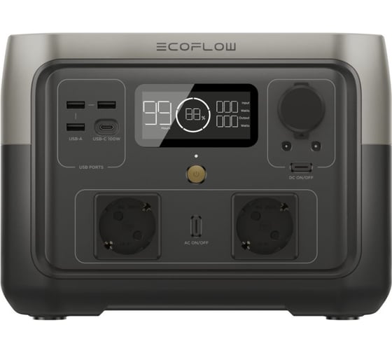 Портативная зарядная станция EcoFlow RIVER 2 Max 512Втч 4895251600781