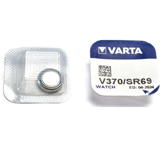 Батарейка Varta 370 (SR920W) BL1 Silver Oxide 1.55V 00370101111