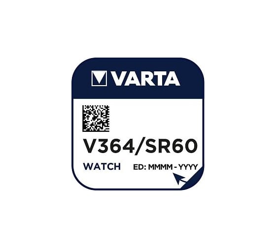 Батарейка Varta 364 (SR621SW) BL1 Silver Oxide 1.55V 00364101111