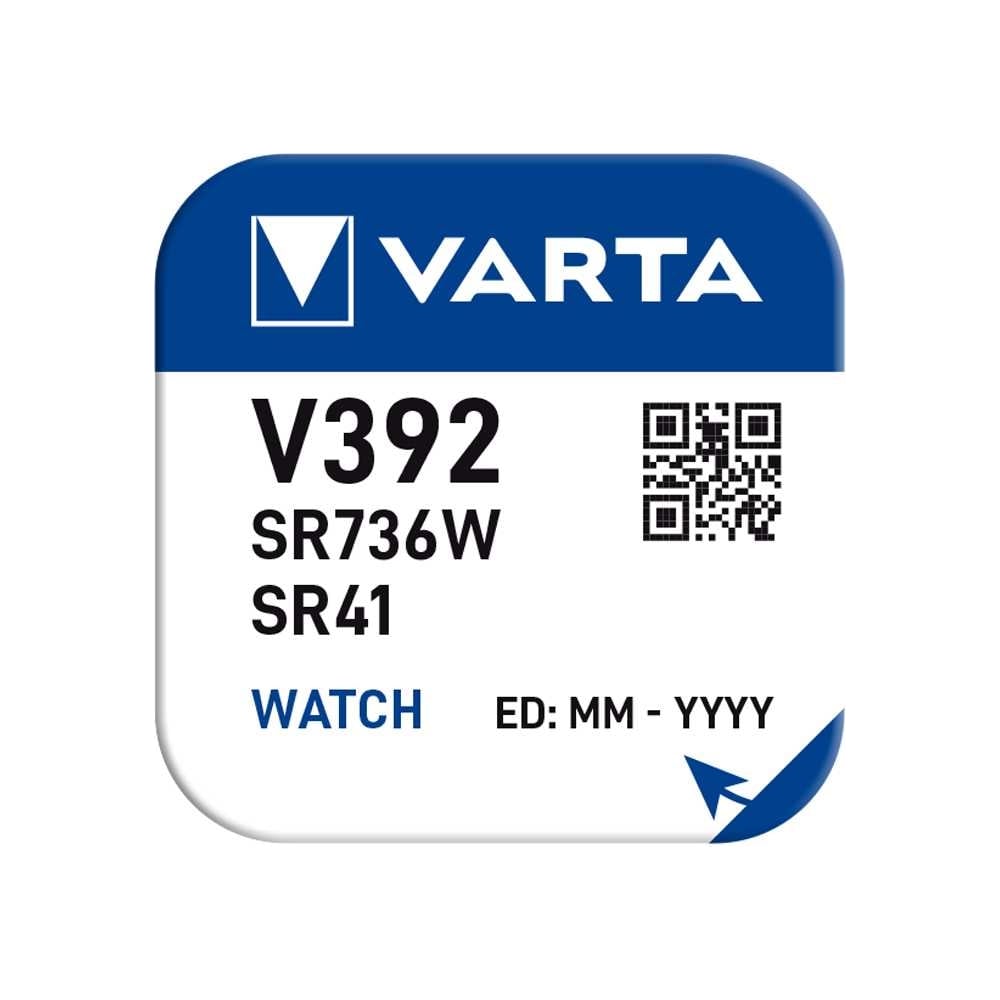 Батарейка Varta 392 (SR41W) BL1 Silver Oxide 1.55V 00392101111 ...