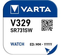 Батарейка Varta 329 (SR731SW) BL1 Silver Oxide 1.55V 00329101111