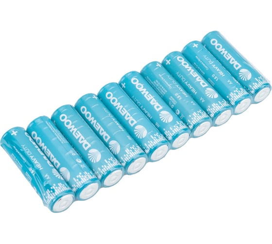 Батарейка Солевой элемент питания DAEWOO AA/R6 1.5В Heavy Duty Shrink-10 (уп.10шт) 5042131