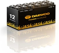 Батарейка Алкалиновый элемент питания DAEWOO AAA/LR03 1.5В Power Alkaline Pack-12 (уп.12шт) 5042100