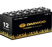 Алкалиновый элемент питания DAEWOO AAA/LR03 1.5В Power Alkaline Pack-12 (уп.12шт) 5042100 26134811