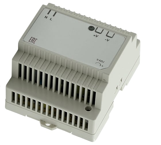 Блок питания INNOCONT -10 +50С, IP20, вход: 220VAC, 0.8А, выход: 60W, 24VDC, 2.5A, типы защиты: КЗ, перегрузка, перенапряжение SB-D-60-24