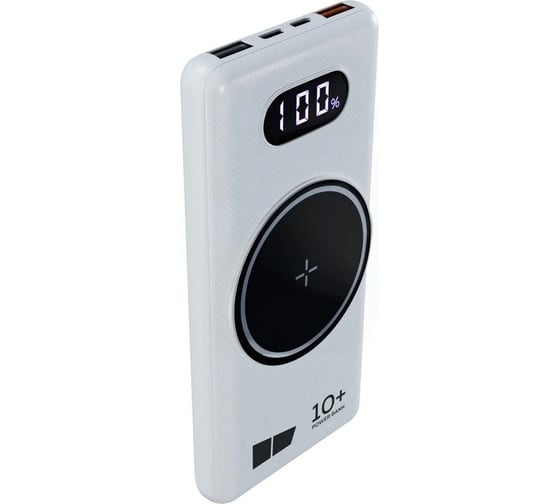 Внешний аккумулятор More Choice 10000mAh Smart 3USB 3.0A с беспроводной зарядкой PD22.5W PB70S-10 Black