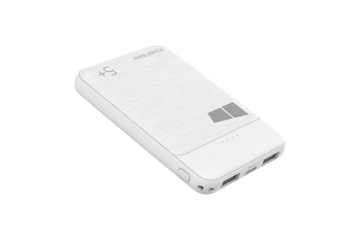 Внешний аккумулятор More Choice 5000mAh 2USB 2.1A PB33-05w White