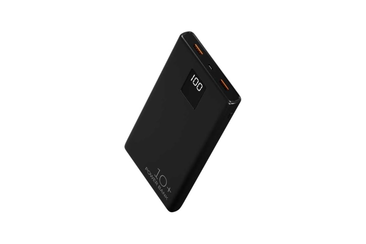 Внешний аккумулятор More Choice 10000mAh Smart 3USB Type-C 3A PD 20W+QC3.0 быстрая  зарядка PB32S-10 Black - выгодная цена, отзывы, характеристики, фото -  купить в Москве и РФ