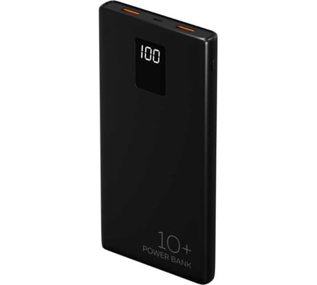 Внешний аккумулятор More Choice 10000mAh Smart 3USB Type-C 3A PD 20W+QC3.0 быстрая зарядка PB32S-10 Black