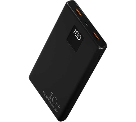 Внешний аккумулятор More Choice 10000mAh Smart 3USB Type-C 3A PD 20W+QC3.0 быстрая зарядка PB32S-10 Black